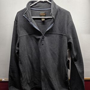 Redmond Charcoal Quarter Zip-Up Sweater